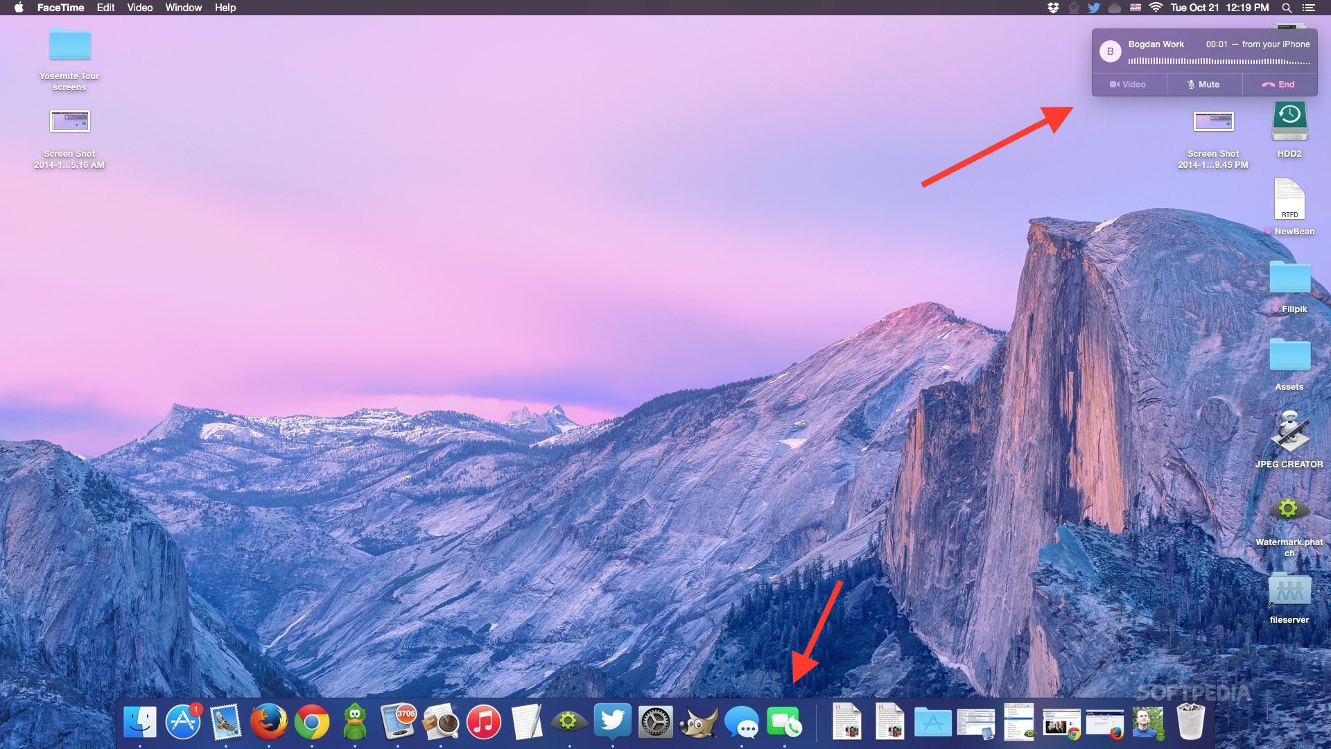 find out how long youve been facetiming for osx