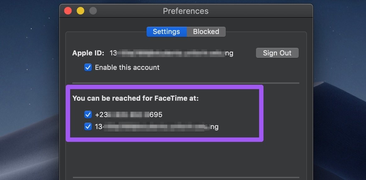 find out how long youve been facetiming for osx